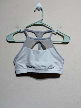Lululemon High-Neck Mesh Racerback Sports Bra, Size 6